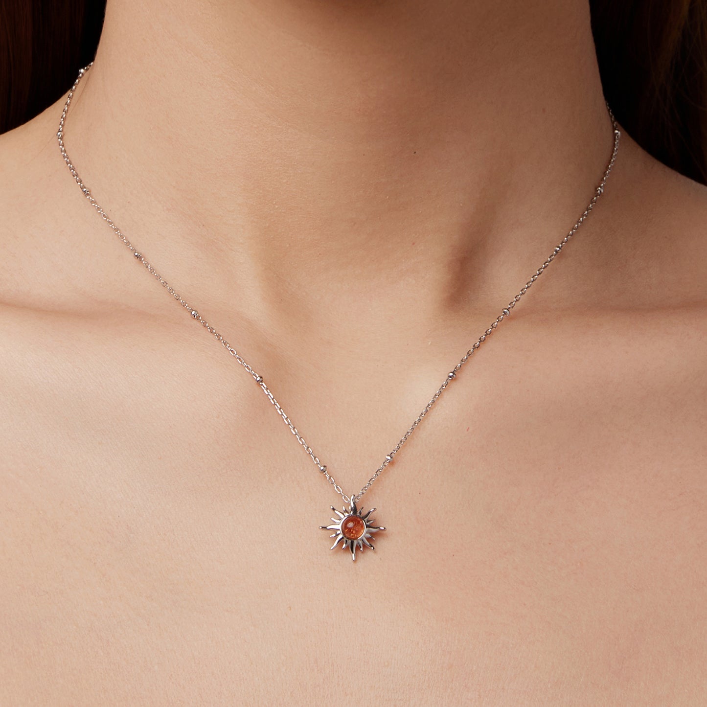 Radiant Sun Pendant Necklace