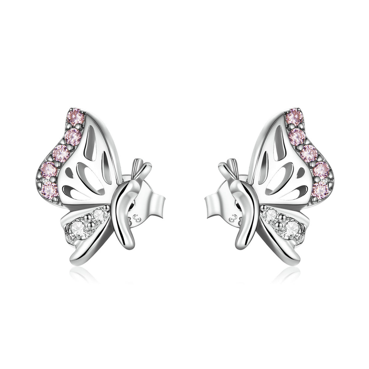 Delicate Butterfly Stud Earrings