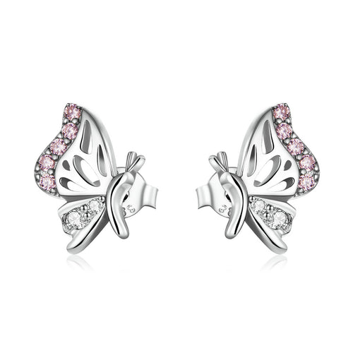 Delicate Butterfly Stud Earrings