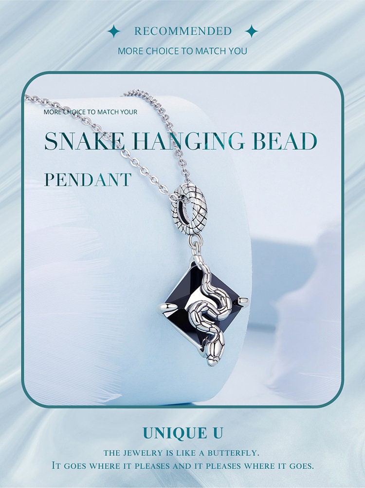 Snake Pendant Charm