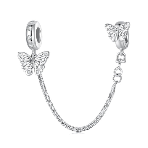 Butterfly Safety Chain Charm
