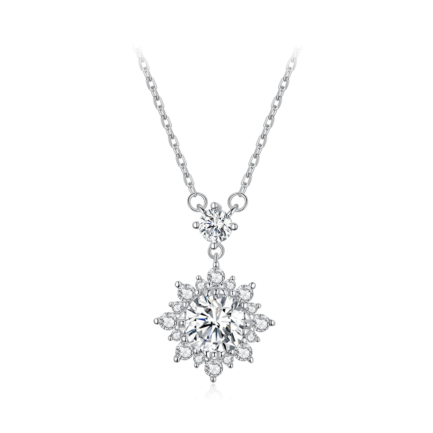 Minimalist 1ct Moissanite Necklace