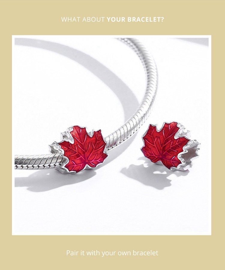 Maple Leaf Charm