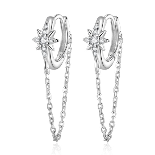 Star-shaped Clip-On Earrings