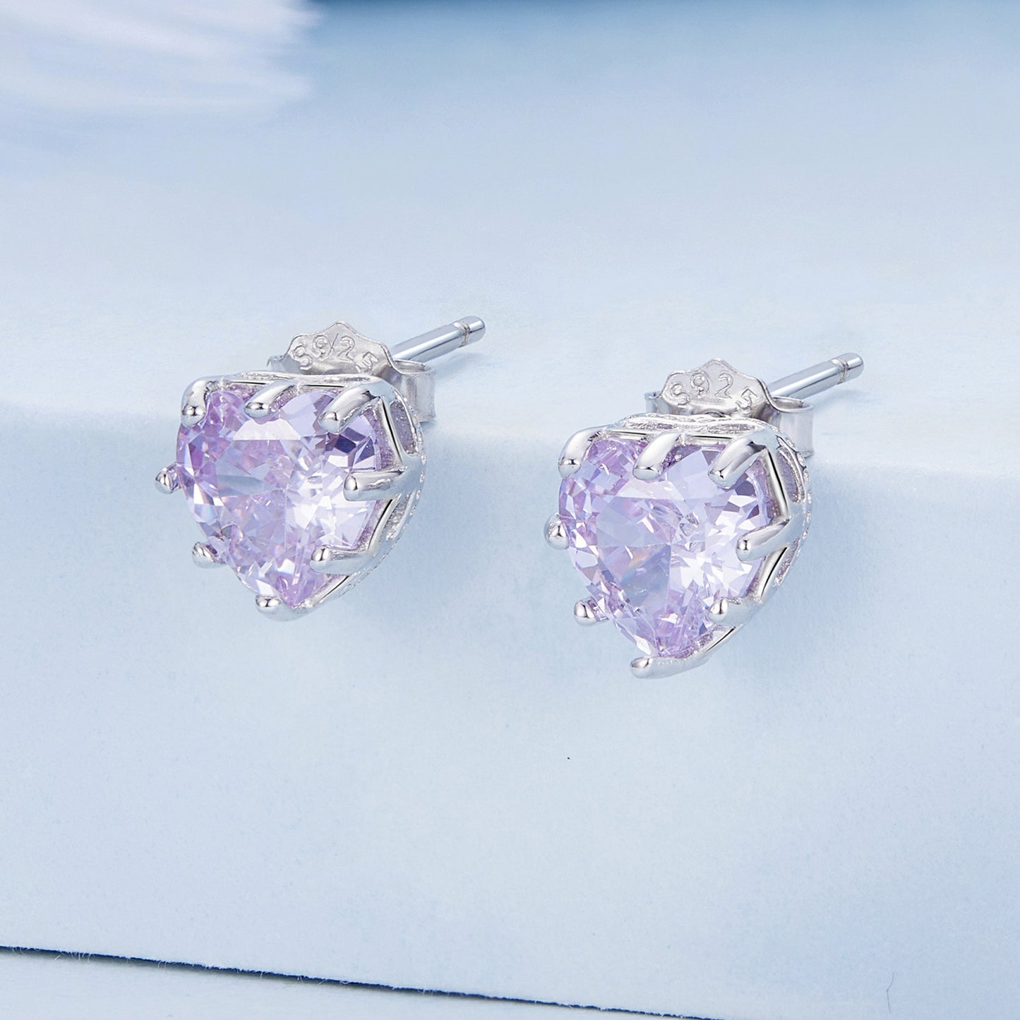 June Birthstone Stud Earrings