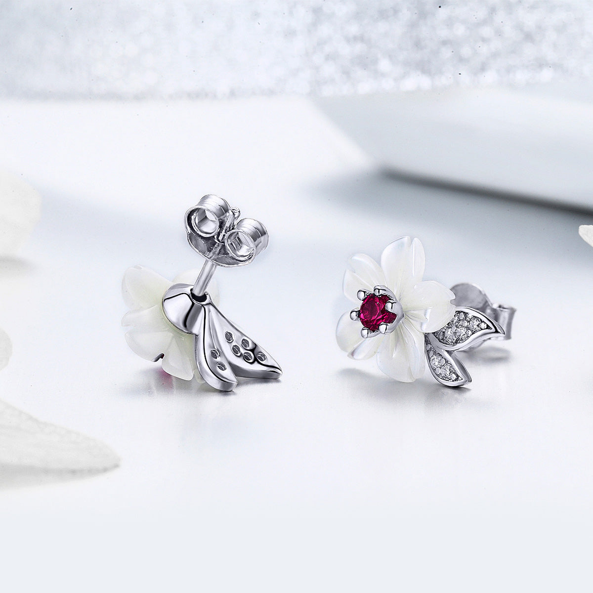 Shell Flower Earrings