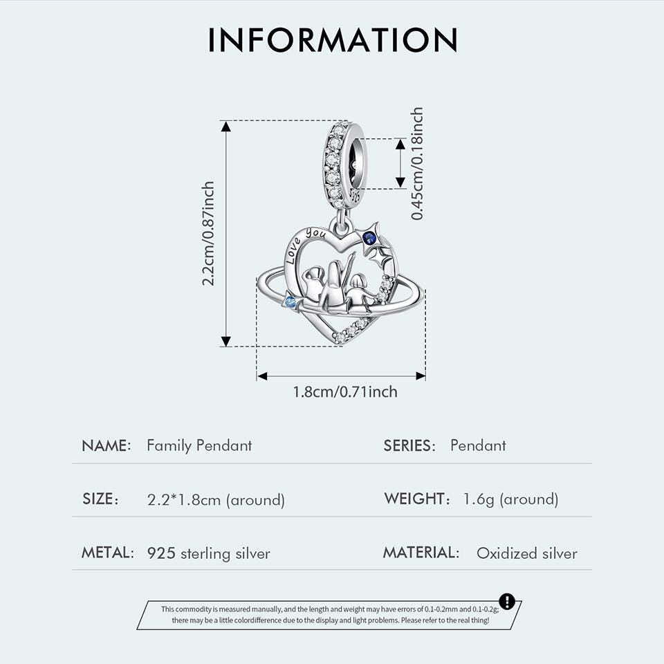 Family Pendant Charm
