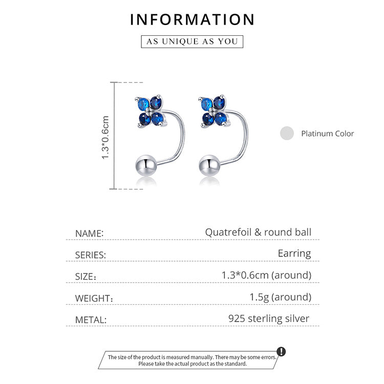 Four-Petal Earrings