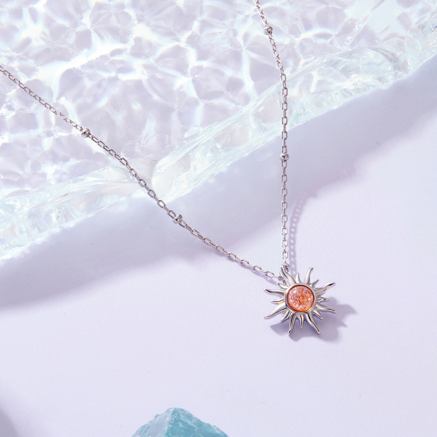 Radiant Sun Pendant Necklace