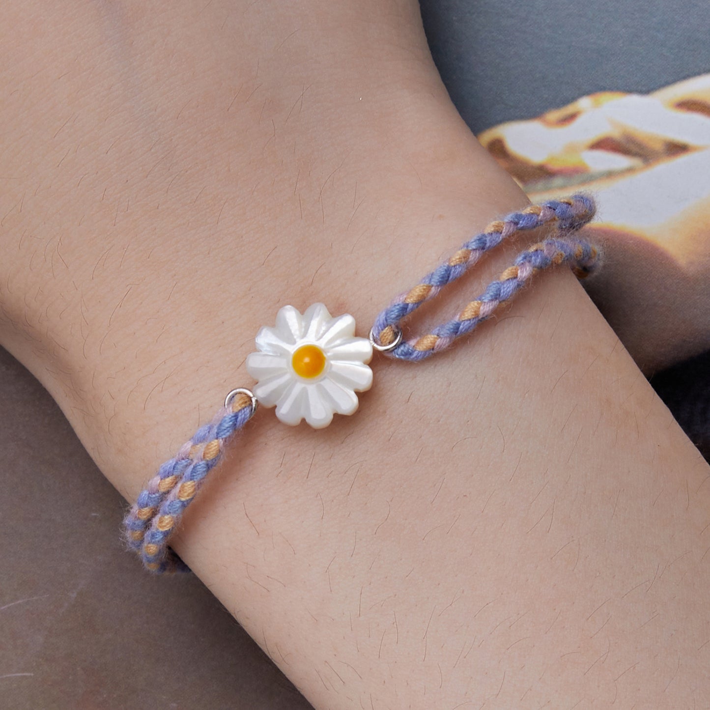 Daisy Woven Bracelet