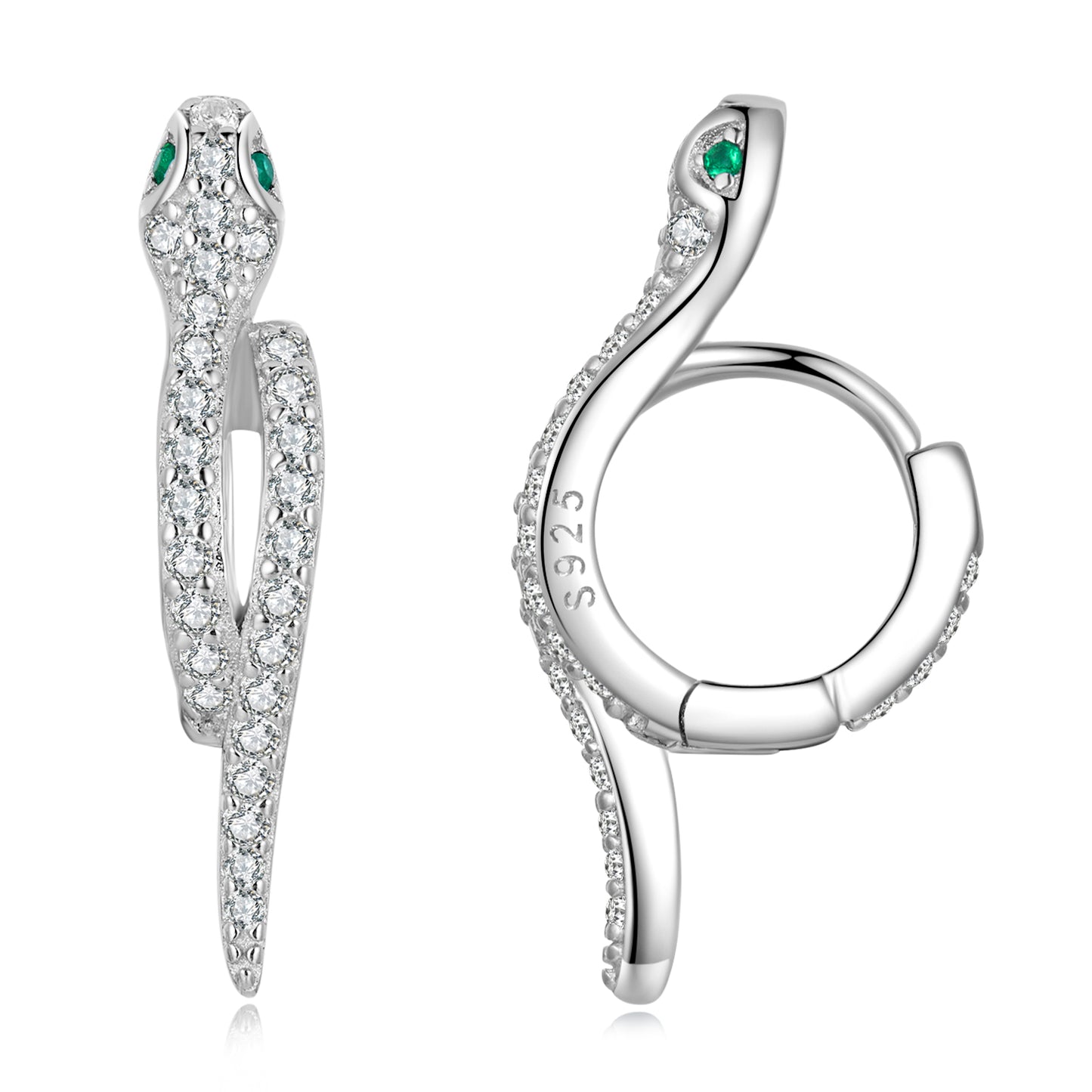 Snake Clip Earrings