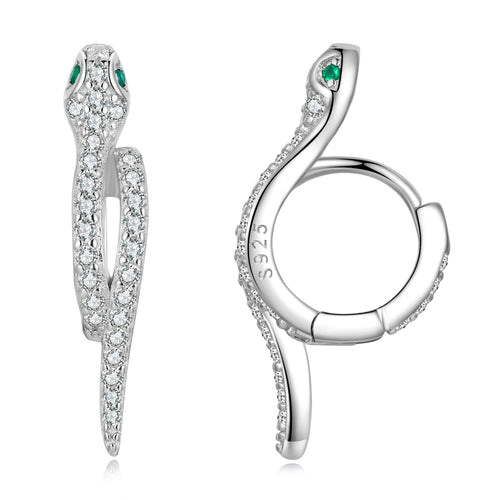 Snake Clip Earrings