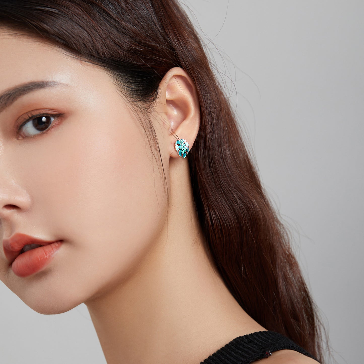Leaf and Bird Earrings