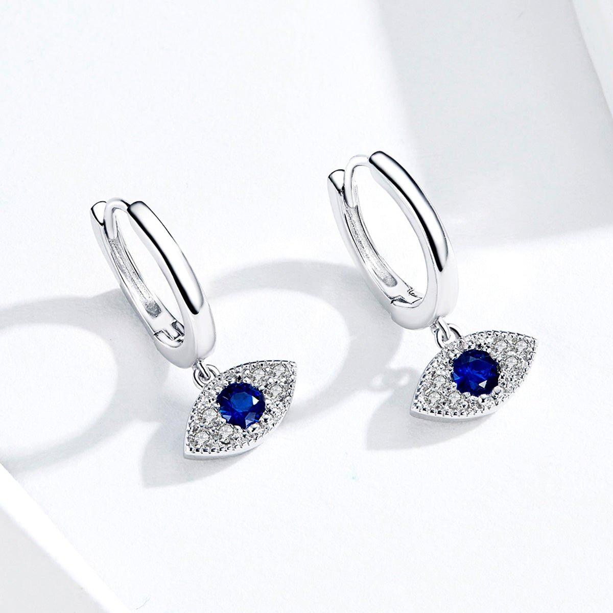 Evil Eye Hoop Earrings