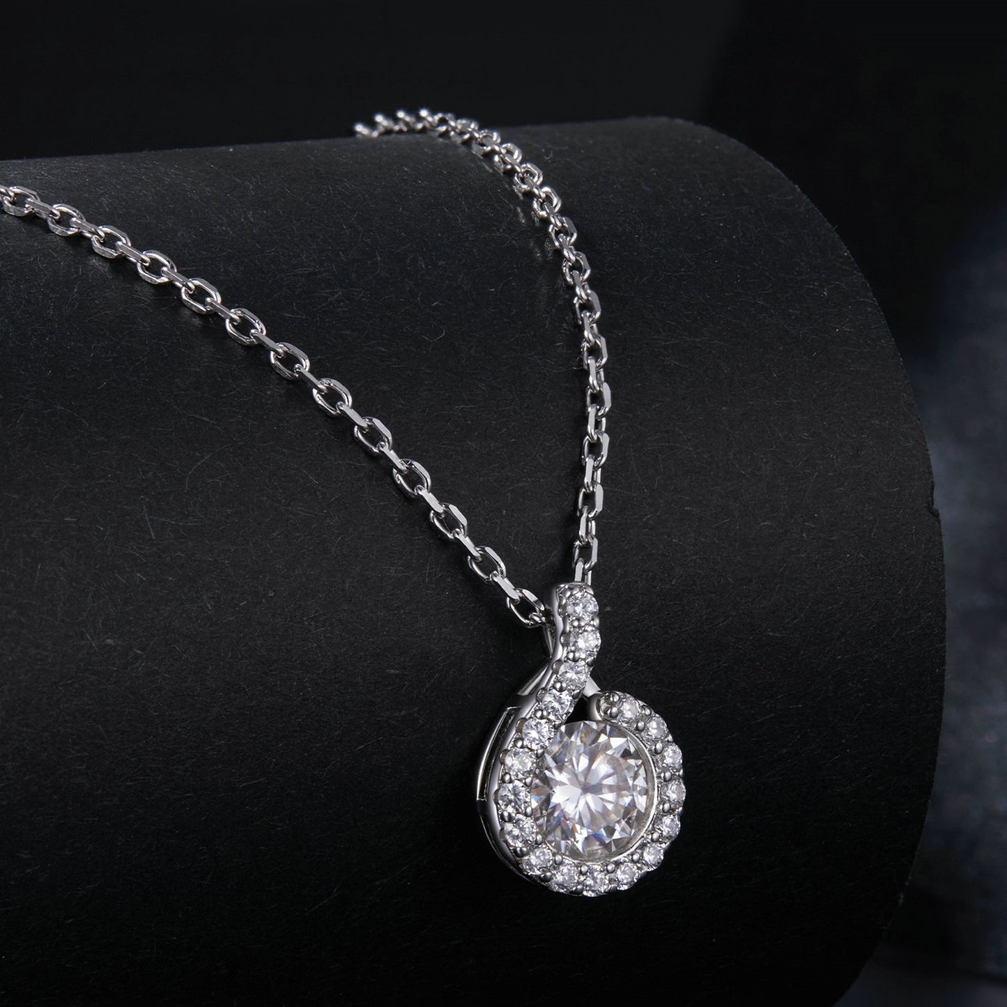 1ct Moissanite Necklace