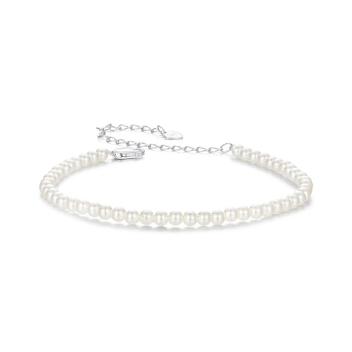 Mother-of-Pearl Beaded Bracelet