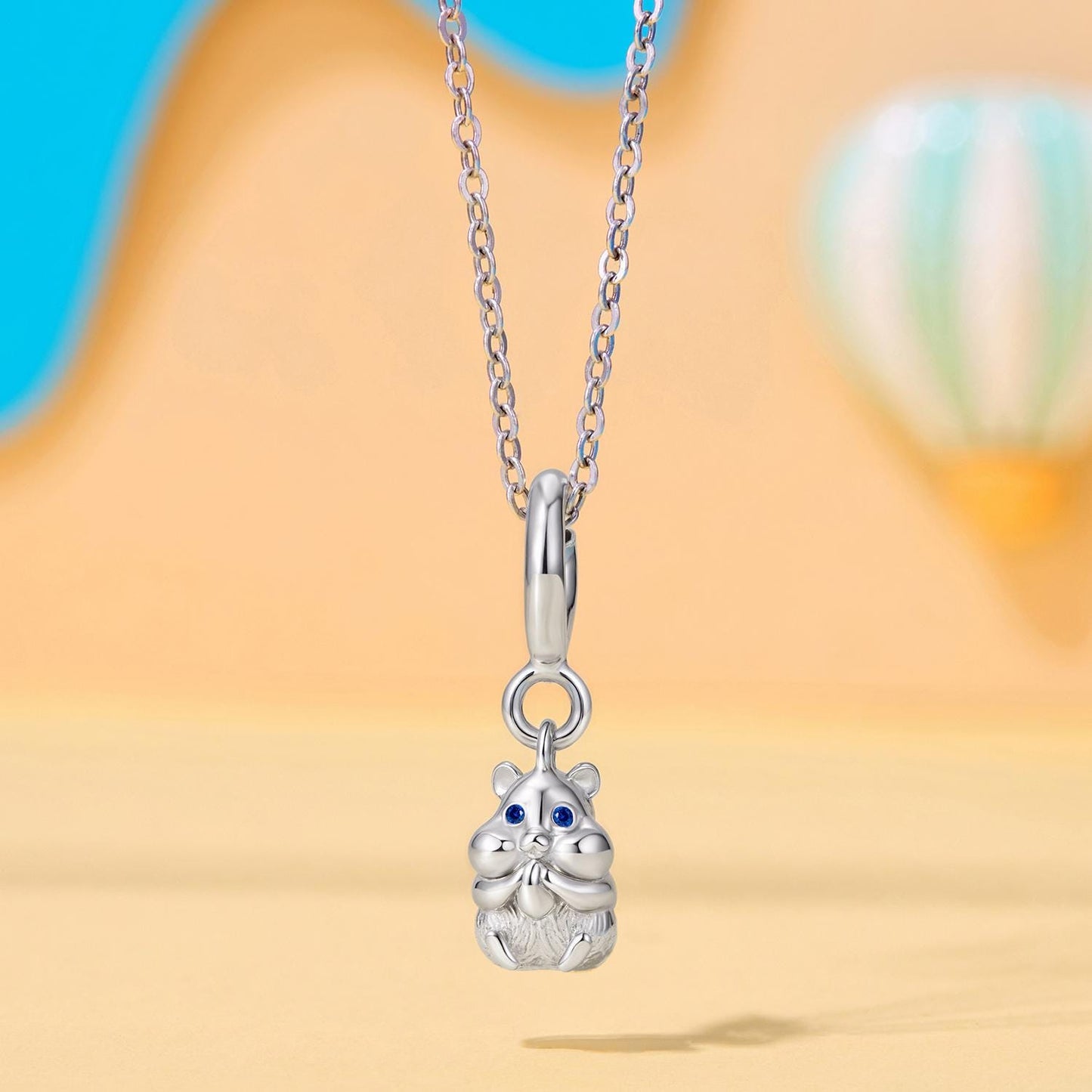 Hamster Locket Pendant Charm