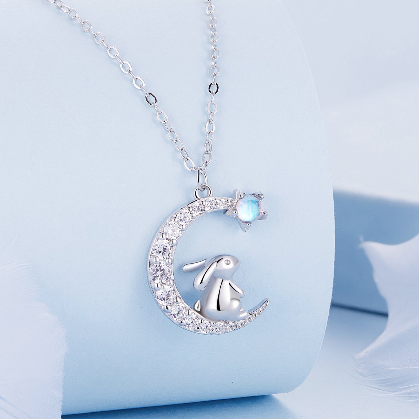 Moon Rabbit Necklace