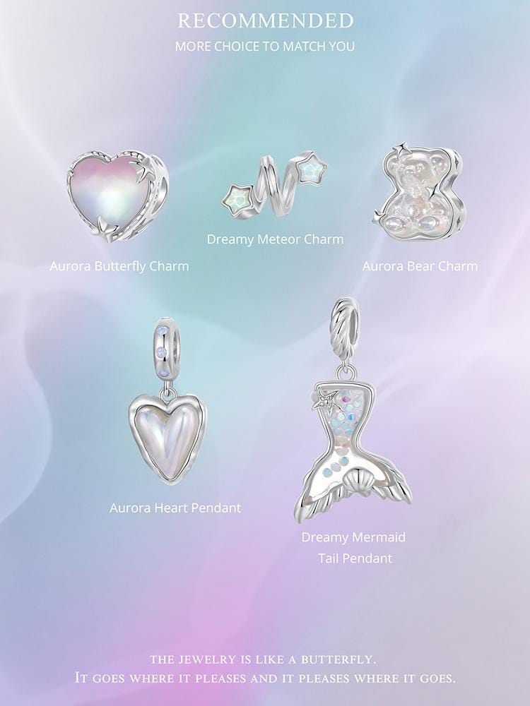 Aurora Butterfly Charm
