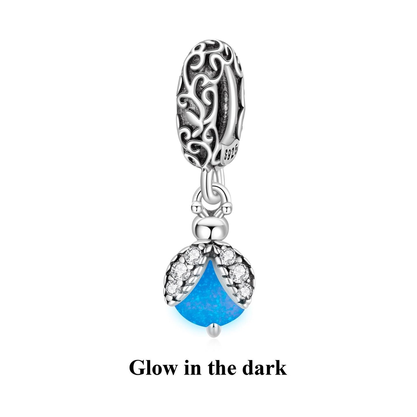 Luminous Firefly Pendant Charm