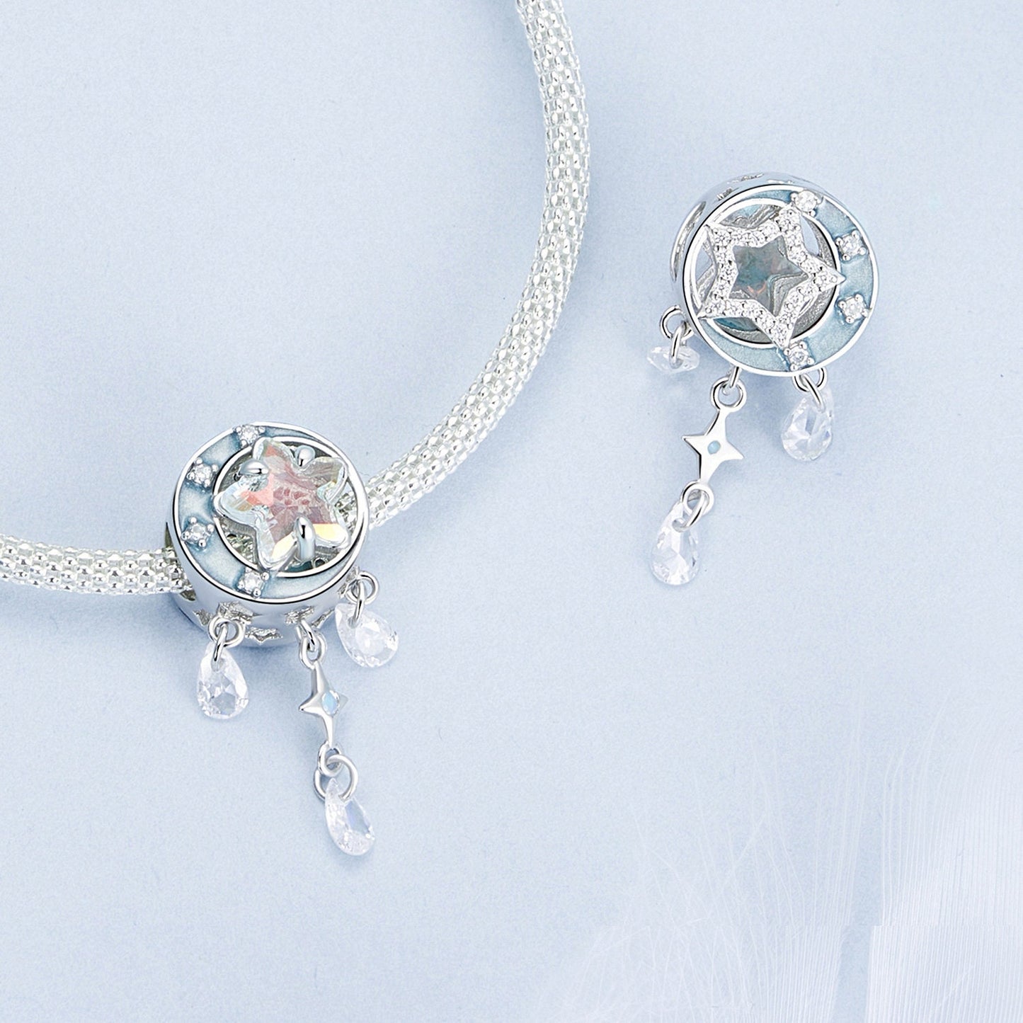 Starry Moon Dreamcatcher Charm