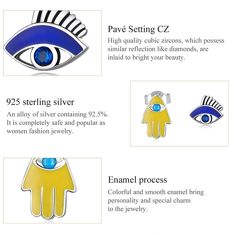 Evil Eye Charm Bracelet Combo