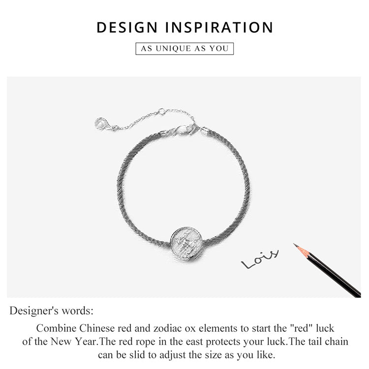 Lucky Ox Charm Bracelet