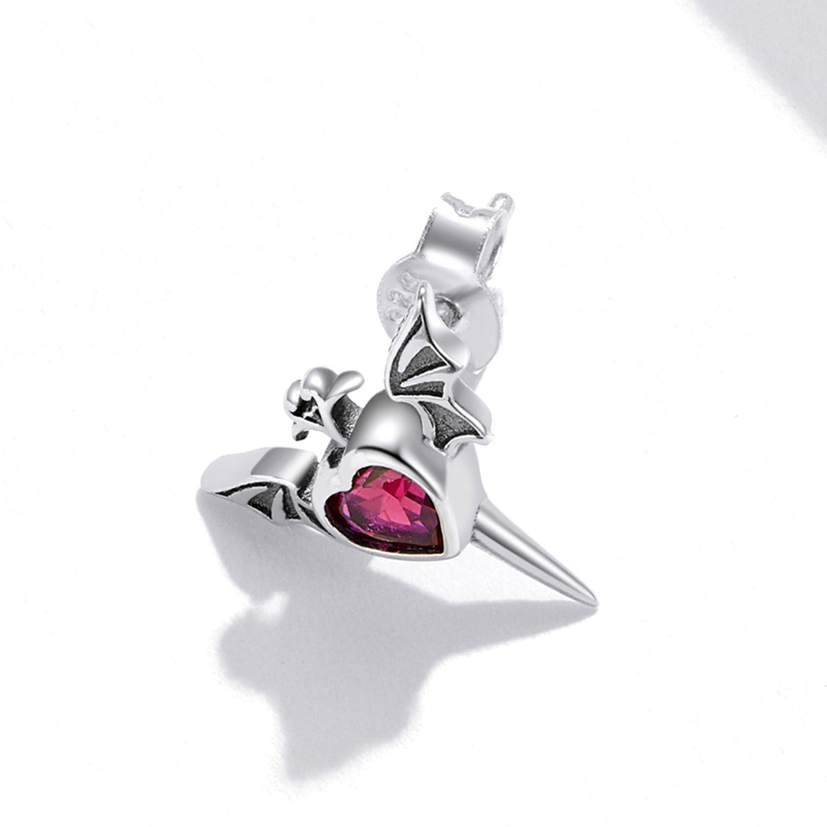Winged Heart Earrings