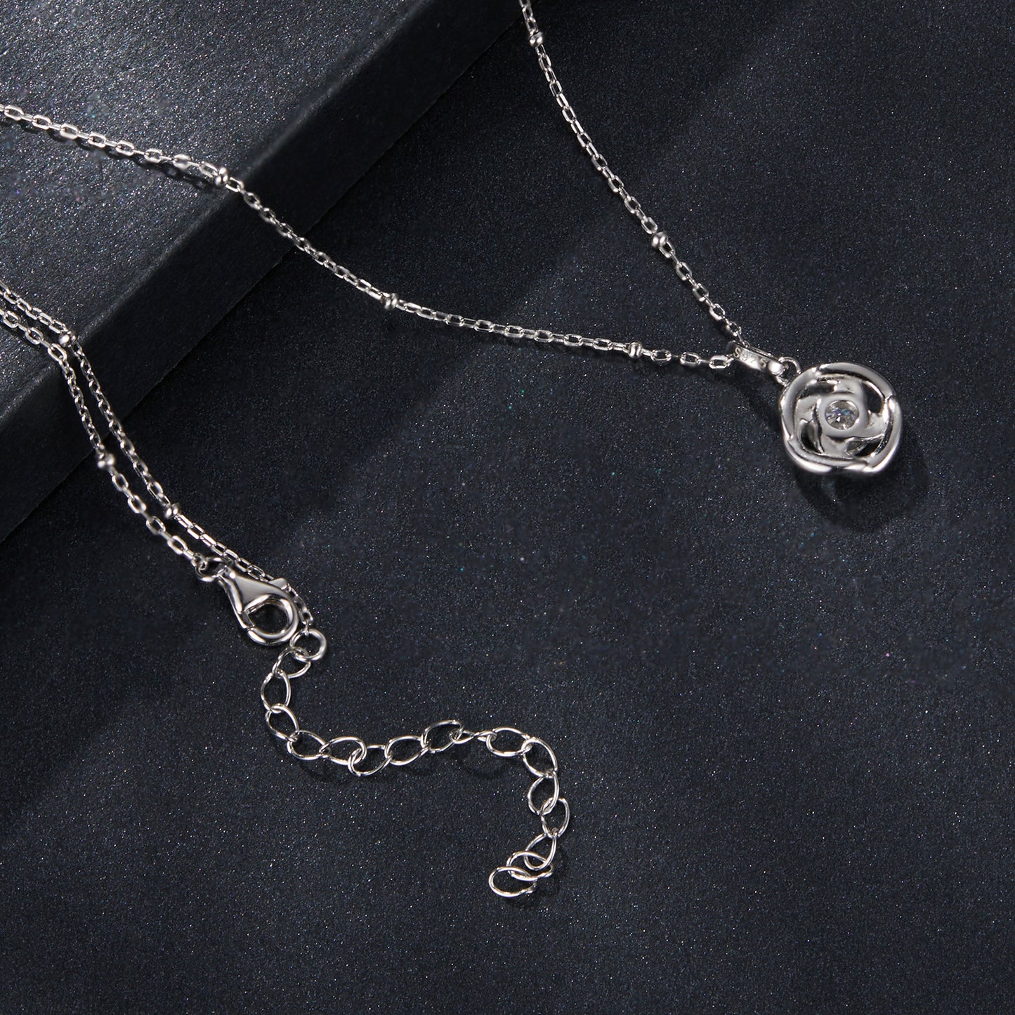 Clover Moissanite Necklace