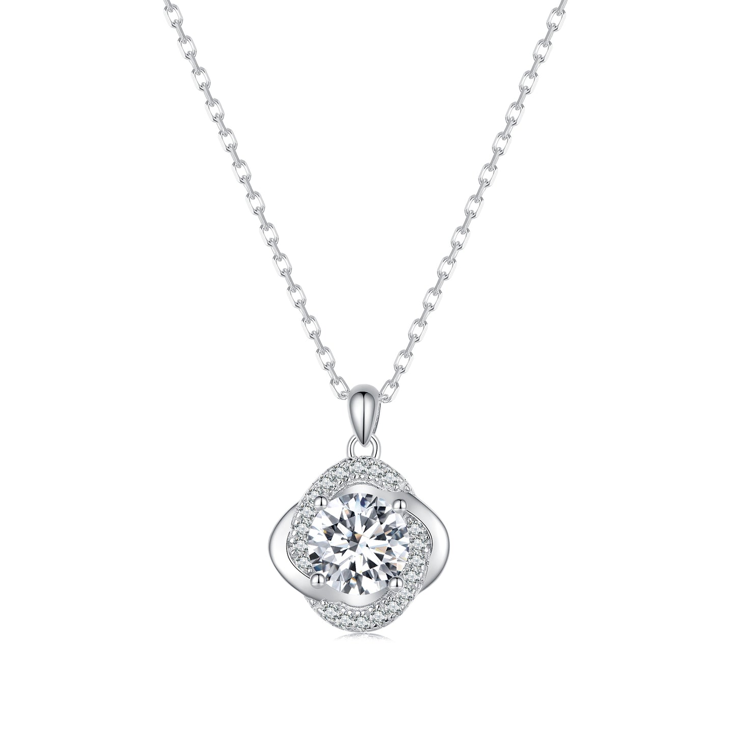 Sparkling Moissanite Necklace