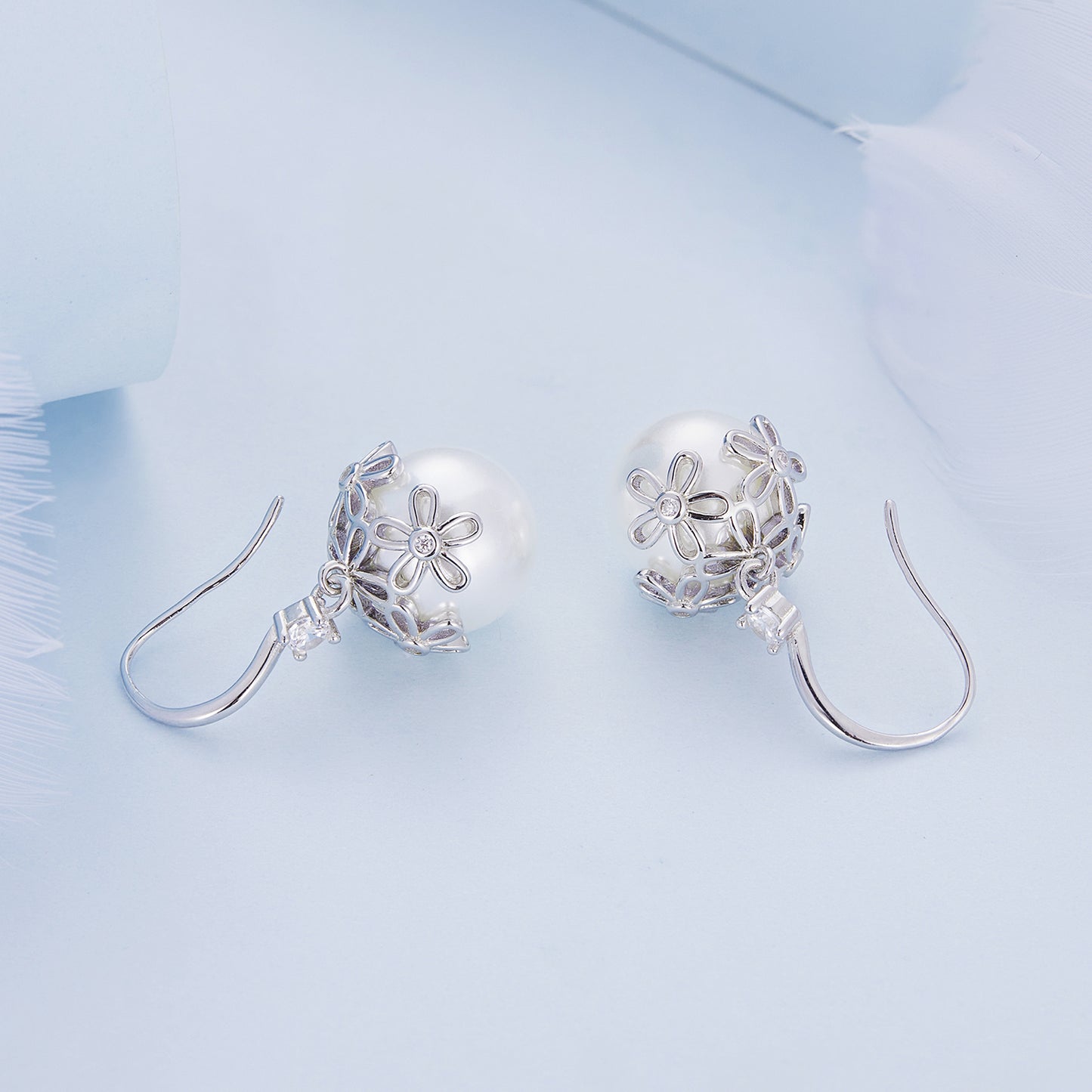 Pearl Hook Earrings