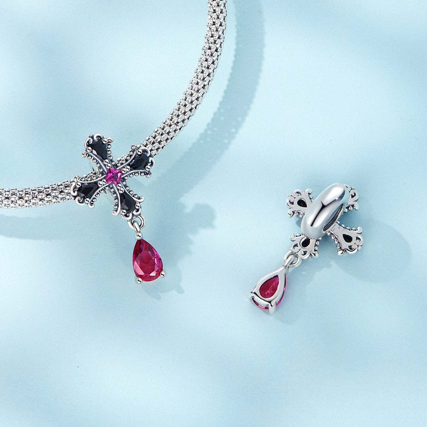 Gothic Cross Charm