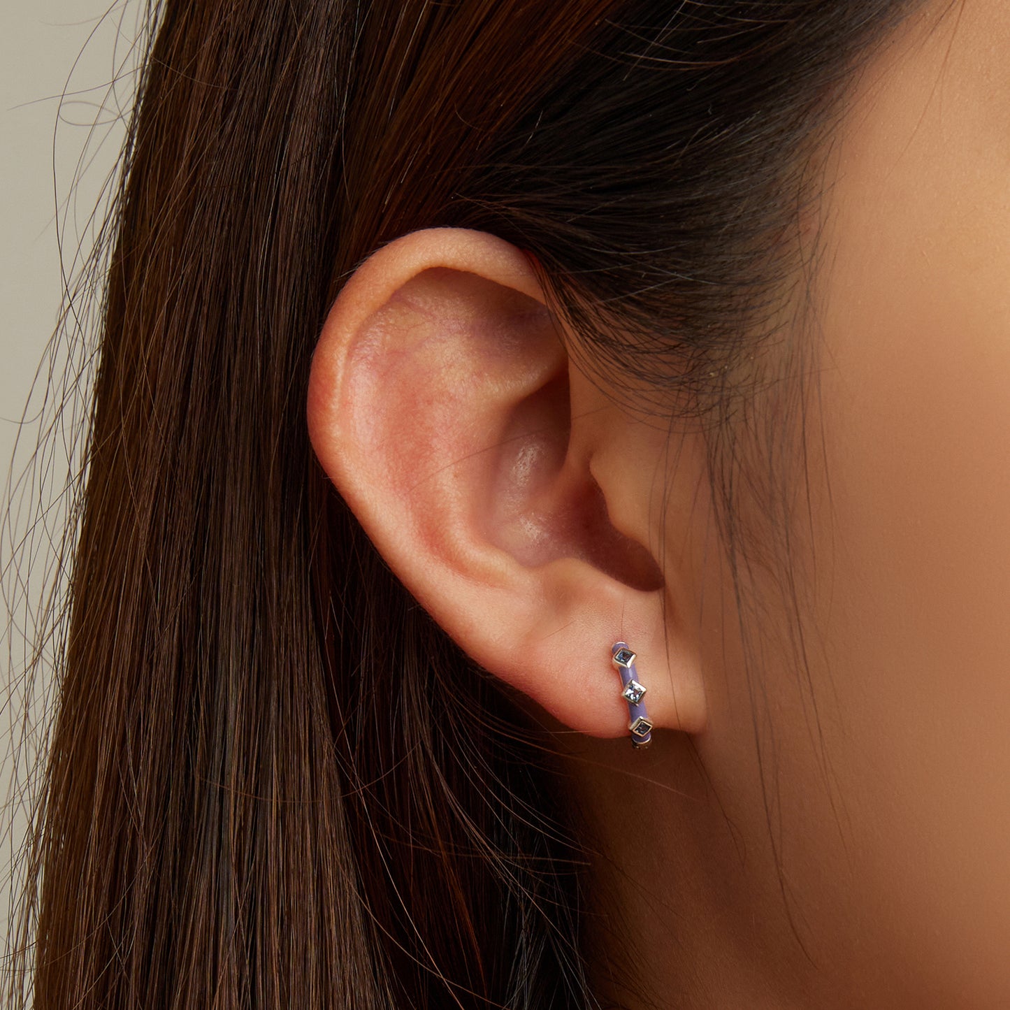 Aqua Spinel Clip Earrings