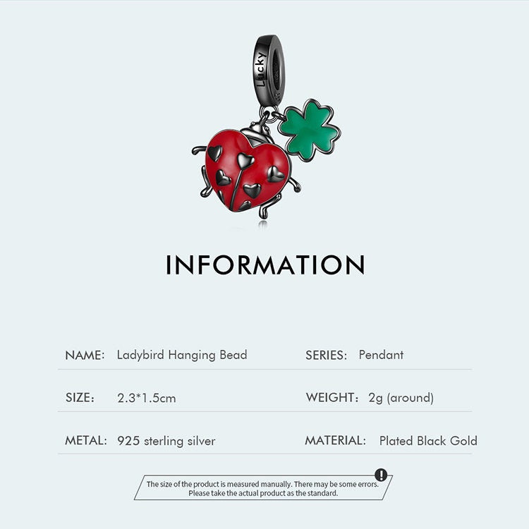 Ladybird Dangle Charm,