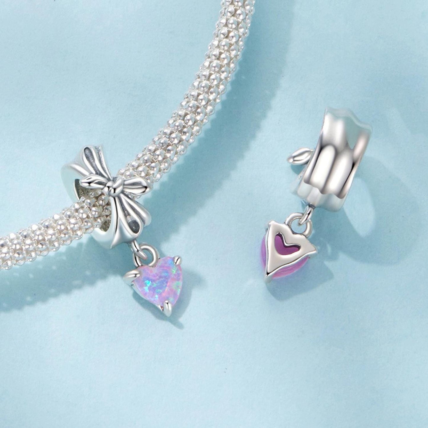 Bow Spacer Bead Charm