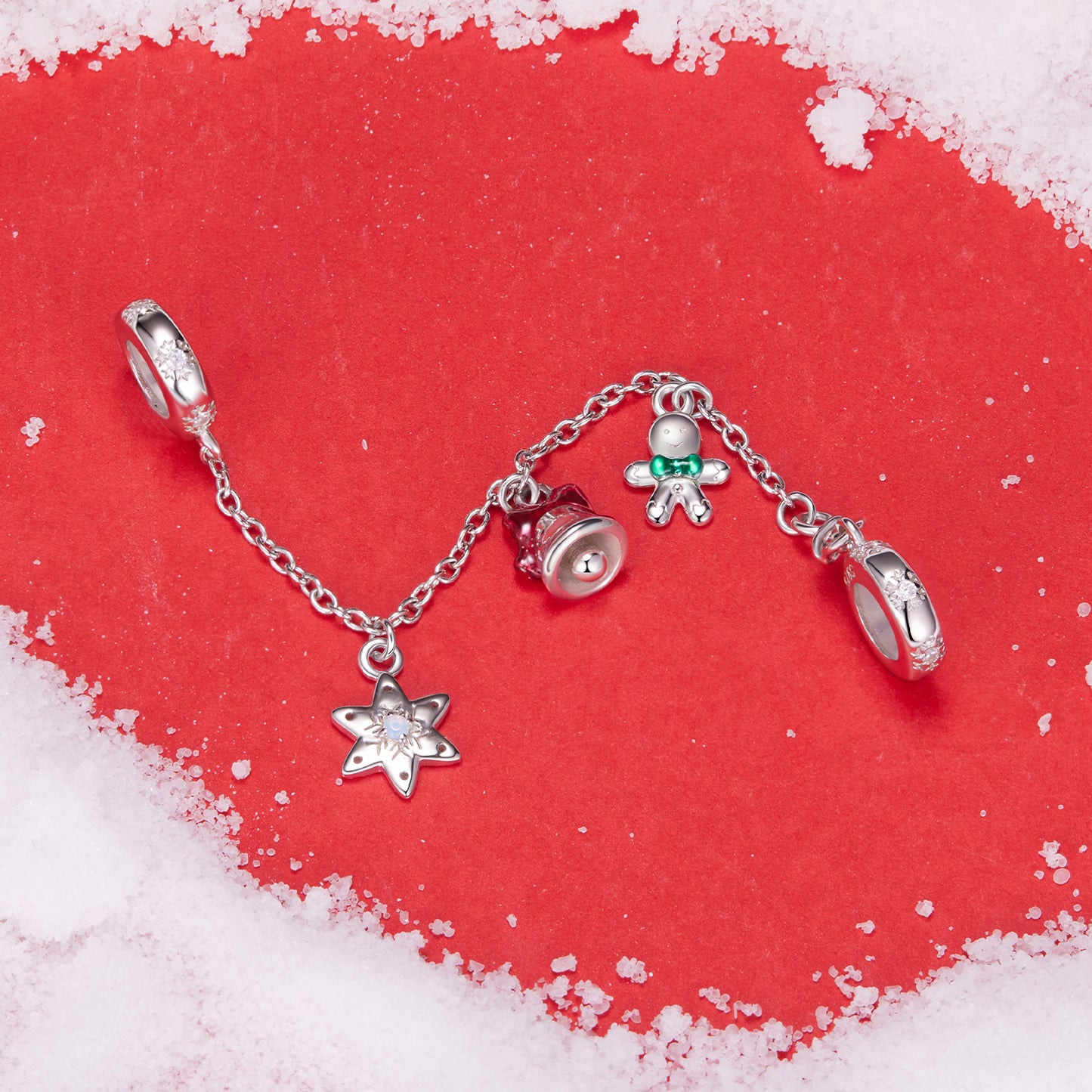 Christmas Safety Chain Charm