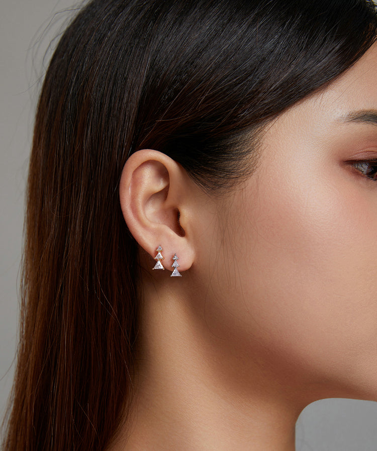 Elegant Christmas Tree Earrings