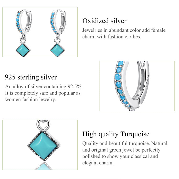 Stone Clip Earrings