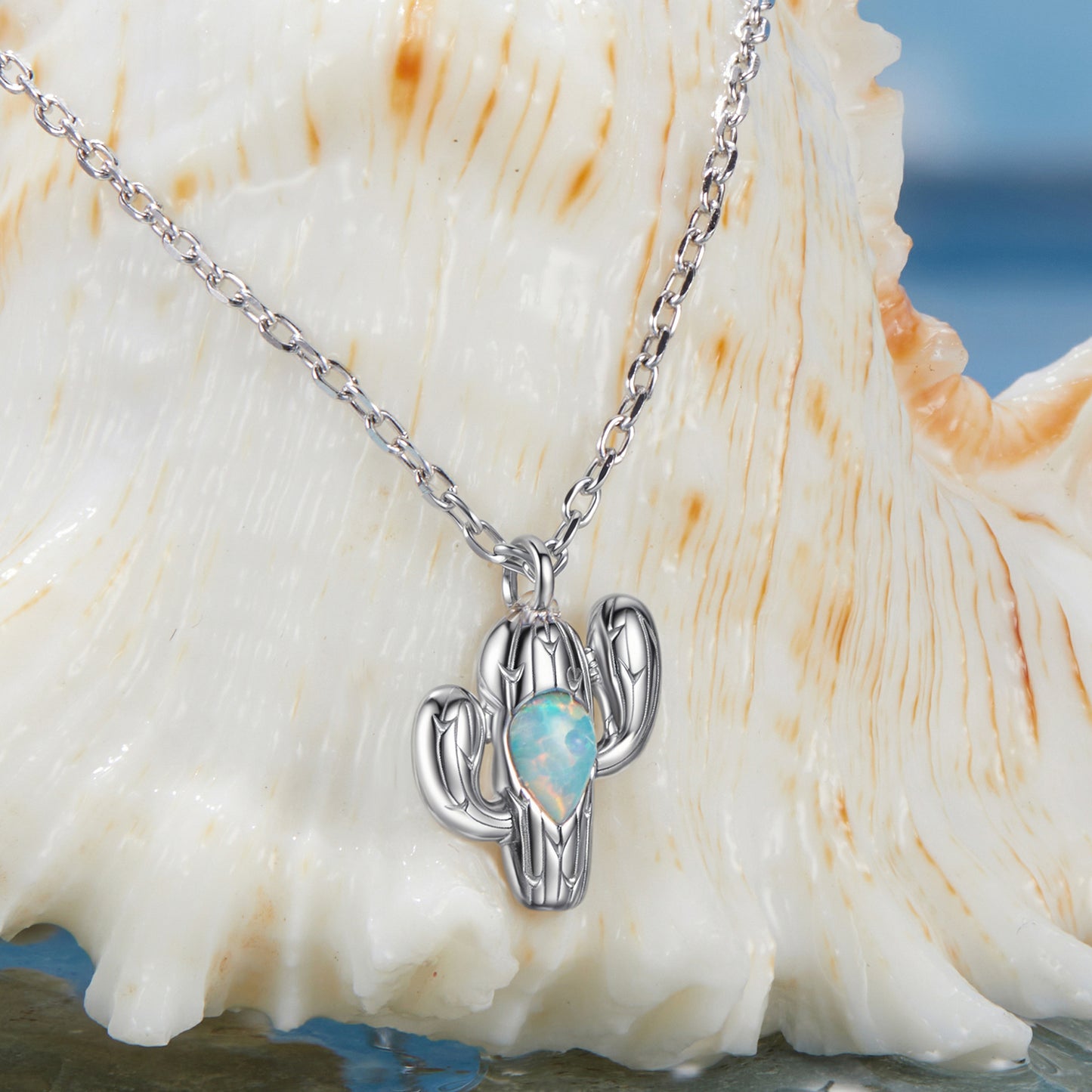 Cactus Charm Necklace