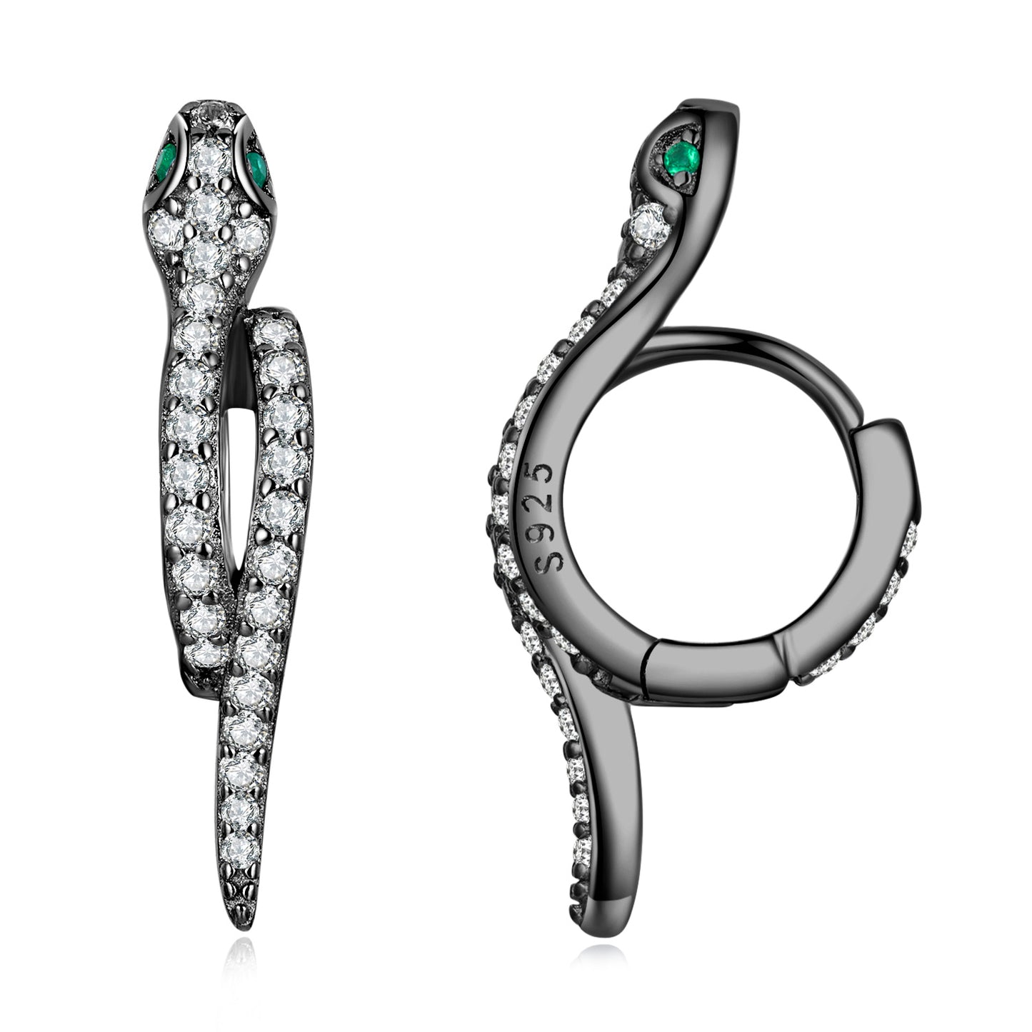 Snake Clip Earrings