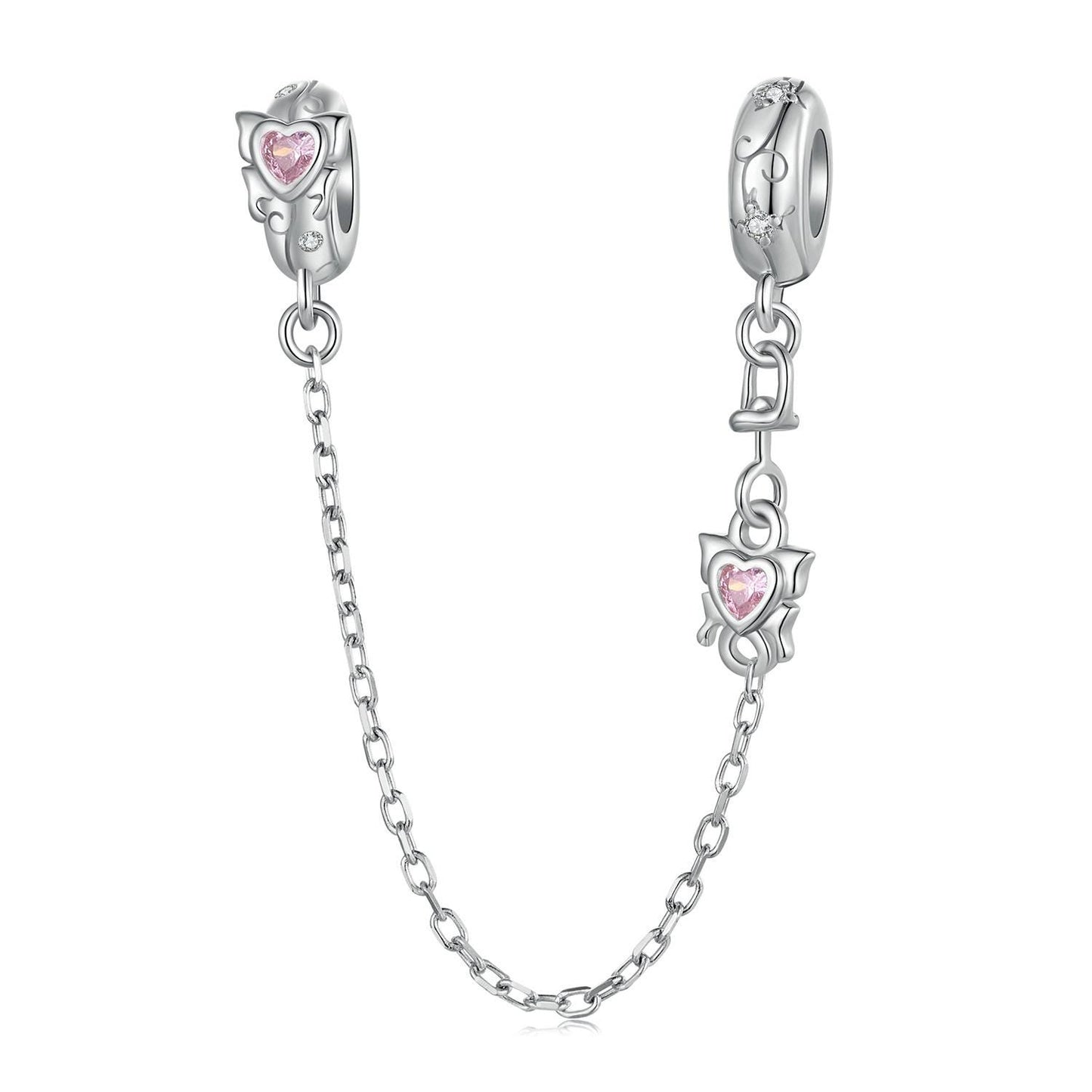 Spring Butterfly Silicone Safety Chain Charm