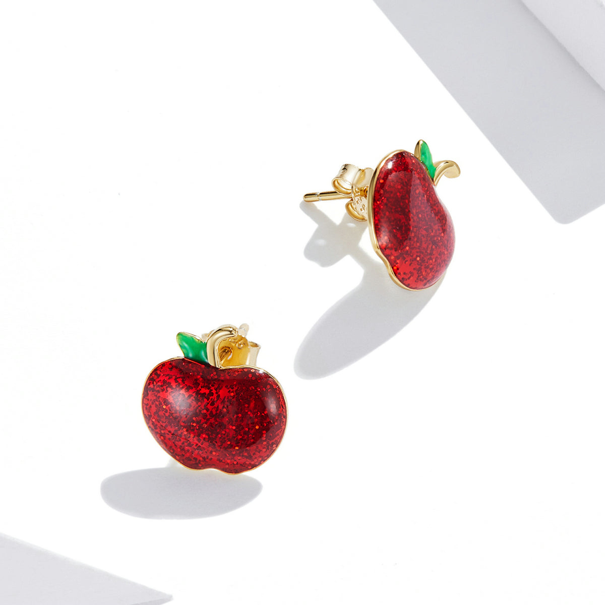 Holiday Apple Earrings