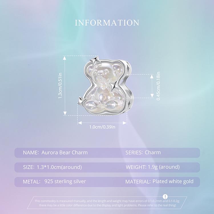 Aurora Bear Charm