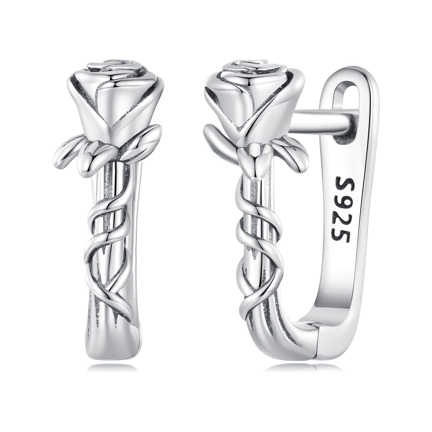 Rose Clip-On Earrings