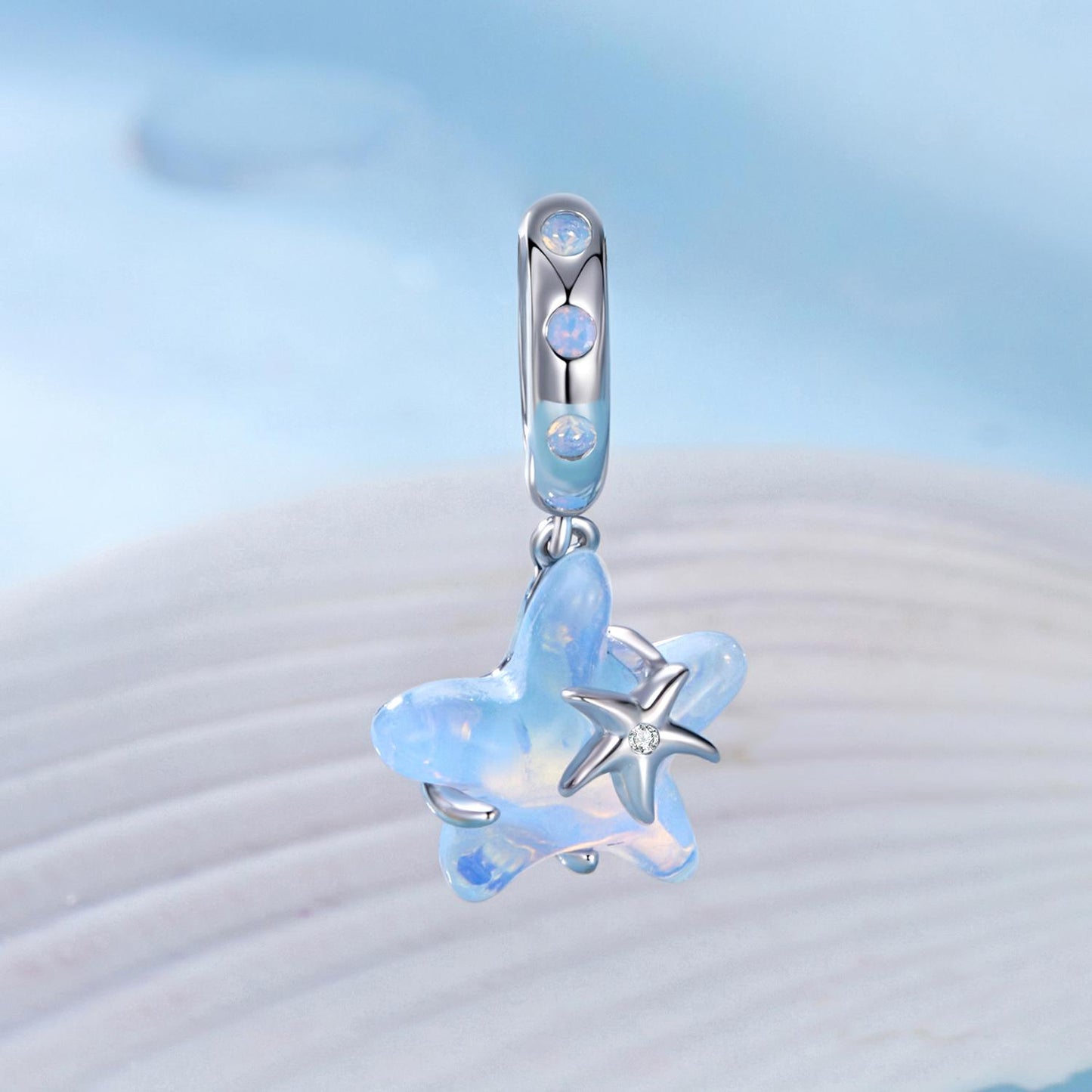 Fantasy Starfish Pendant Charm