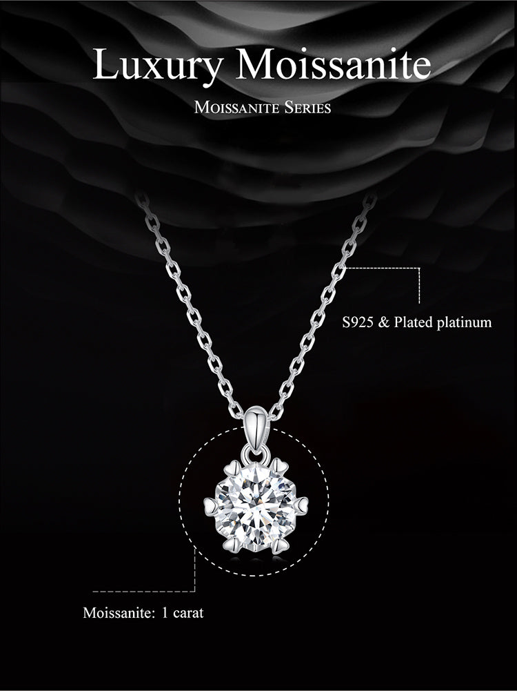 Luxurious Moissanite Necklace
