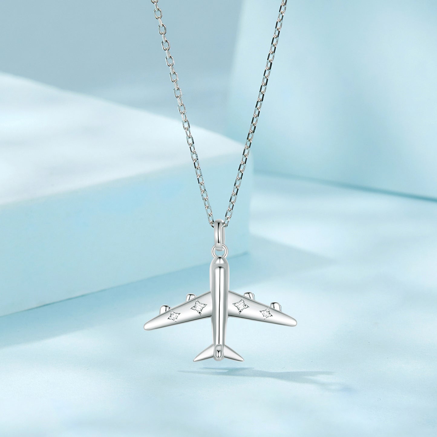 Airplane Charm Necklace