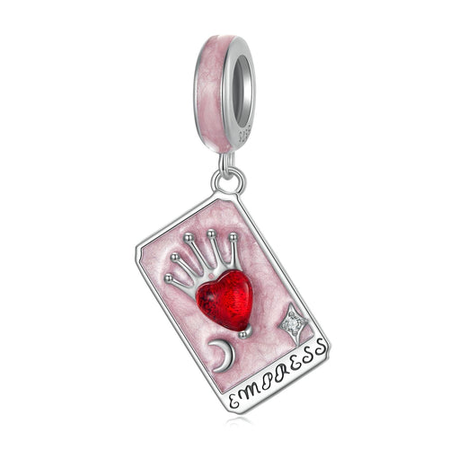 Queen Tarot Pendant Charm