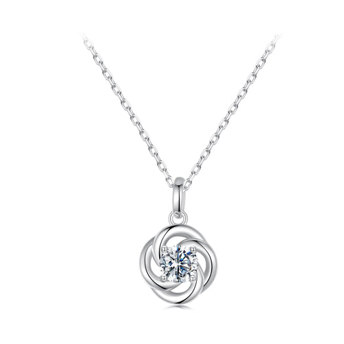 Clover Moissanite Necklace