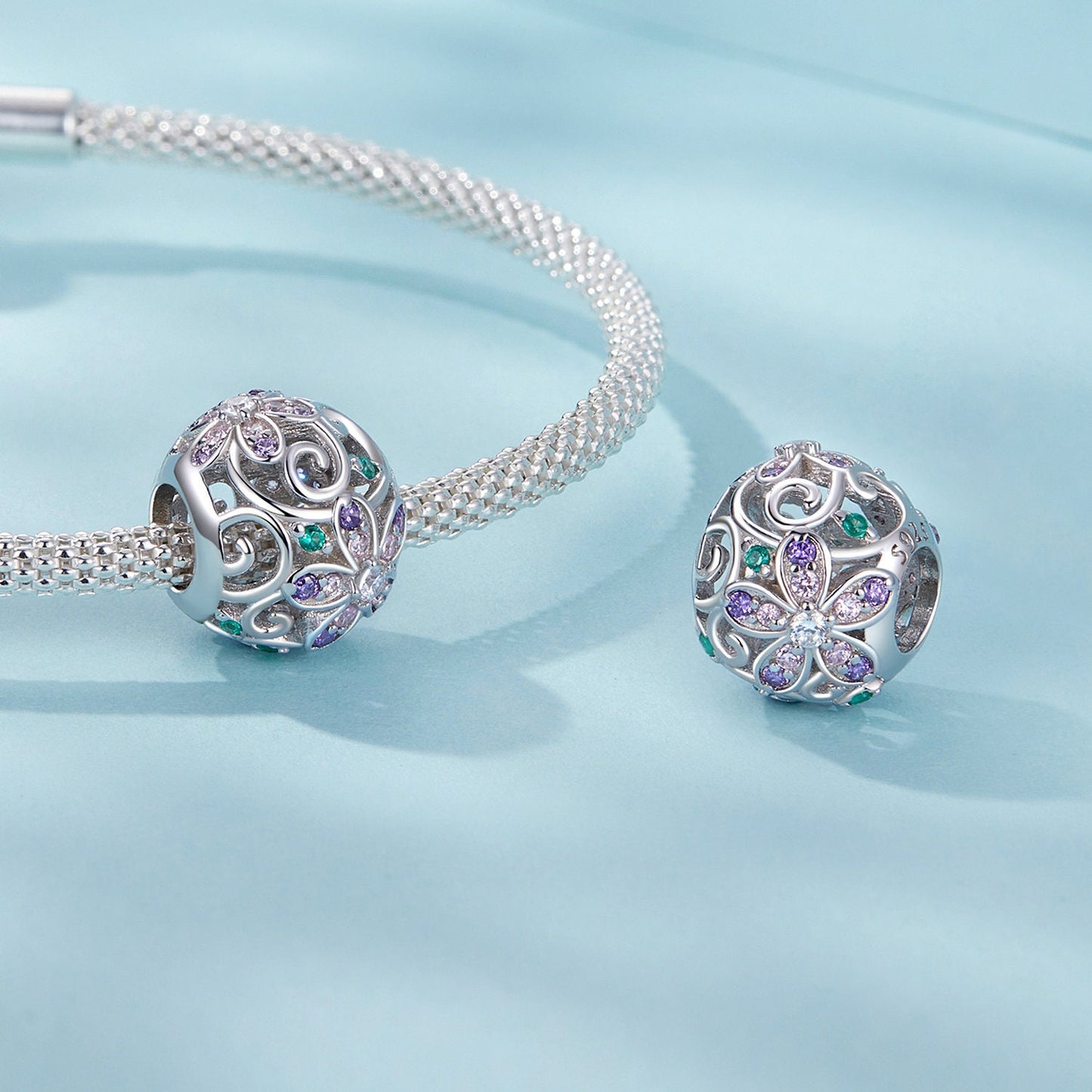 Flower Vine Charm
